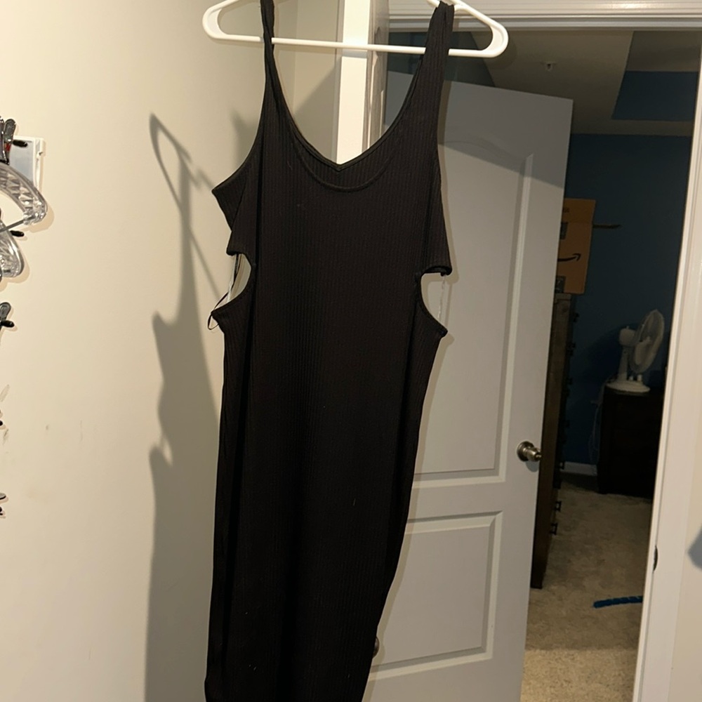 Dress with open sides